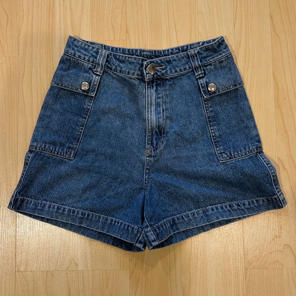 Vintage High Rise Jean Shorts
